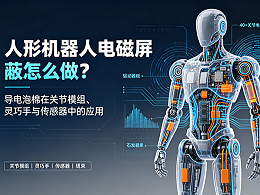 人形机器人电磁屏蔽怎么做？关节模组与灵巧手中的导电泡棉应用