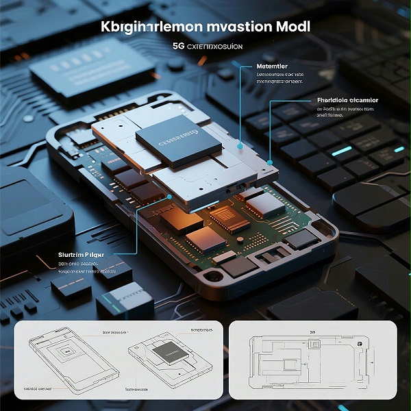5G通信设备EMI屏蔽应用图，金属层导电泡棉应用示意图，康丽达5G通信模块屏蔽材料