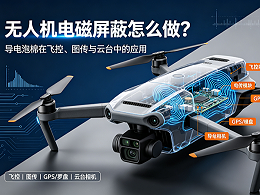 无人机电磁屏蔽怎么做？导电泡棉在飞控、图传与云台中的应用